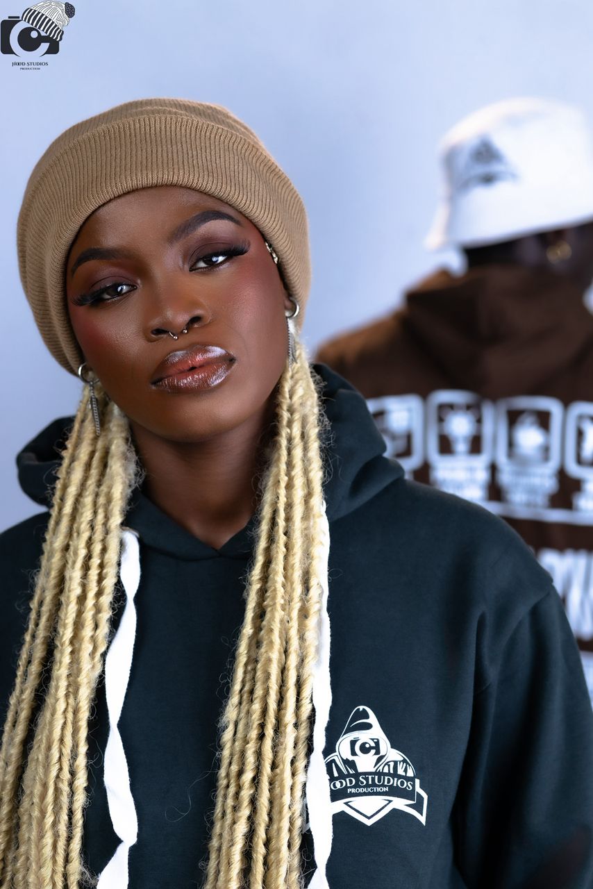 Fashion portrait close-up